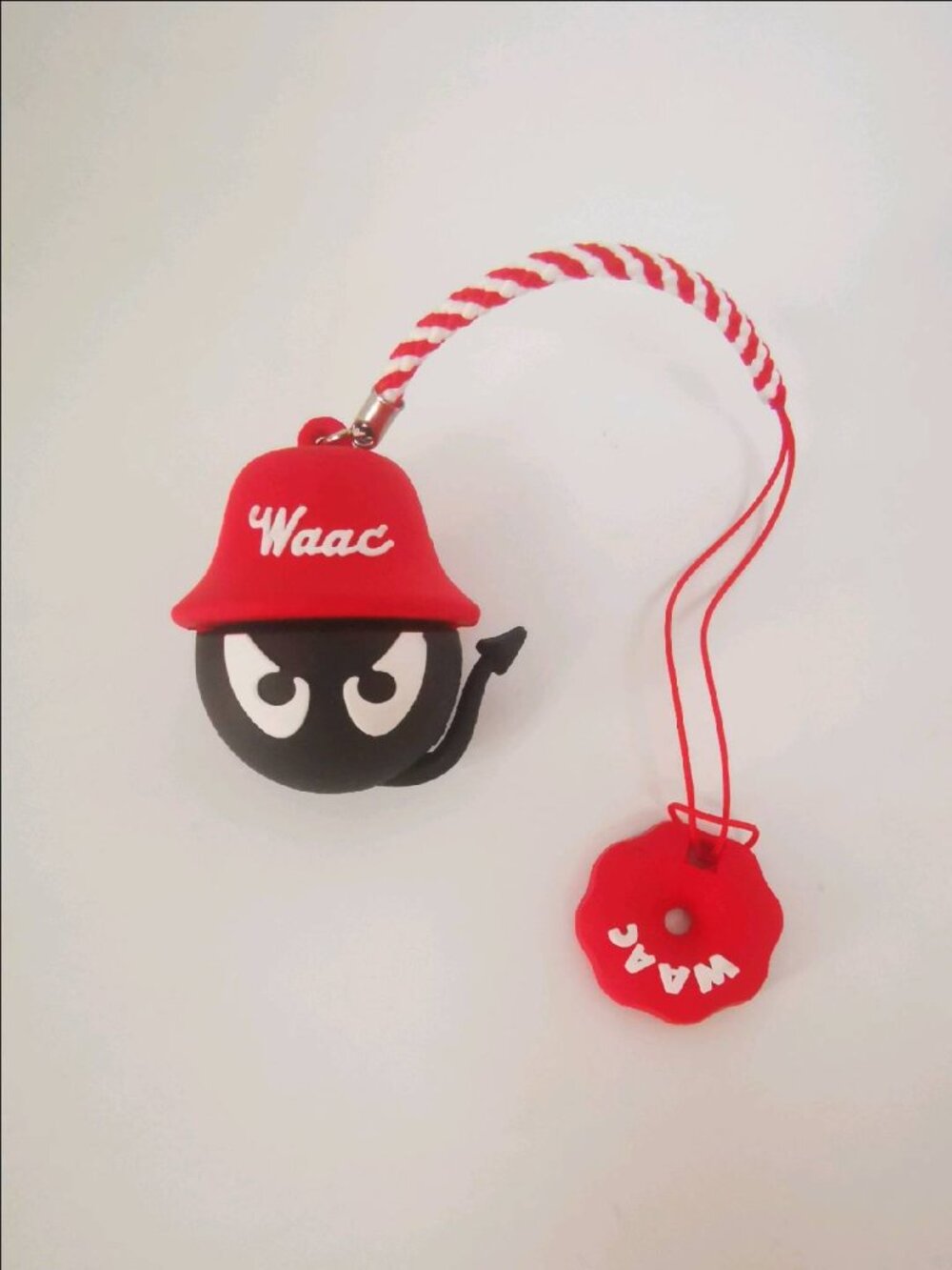 WAAC Cartoon Little Devil Anti-Lost Premium Golf Tees Anti Lost Lanyard Spike